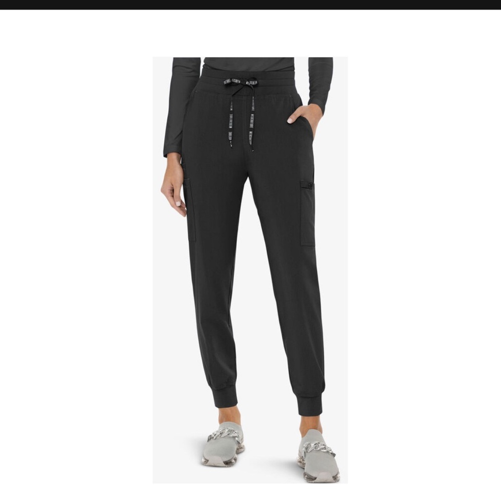 Women's Black Jogger Scrub Pants
